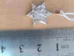 Six Point Star Pendant, kite cut diamond six point star pendant in gold, view 5